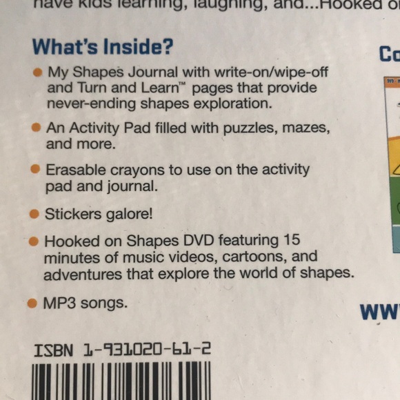 NIB Set/3 Colors, Shapes, & Numbers Activity Set - Picture 11 of 16